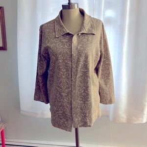 Fresh Produce Jersey Knit Shacket size Large